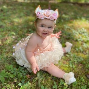 Elly & Emmy Deer Tutu Set